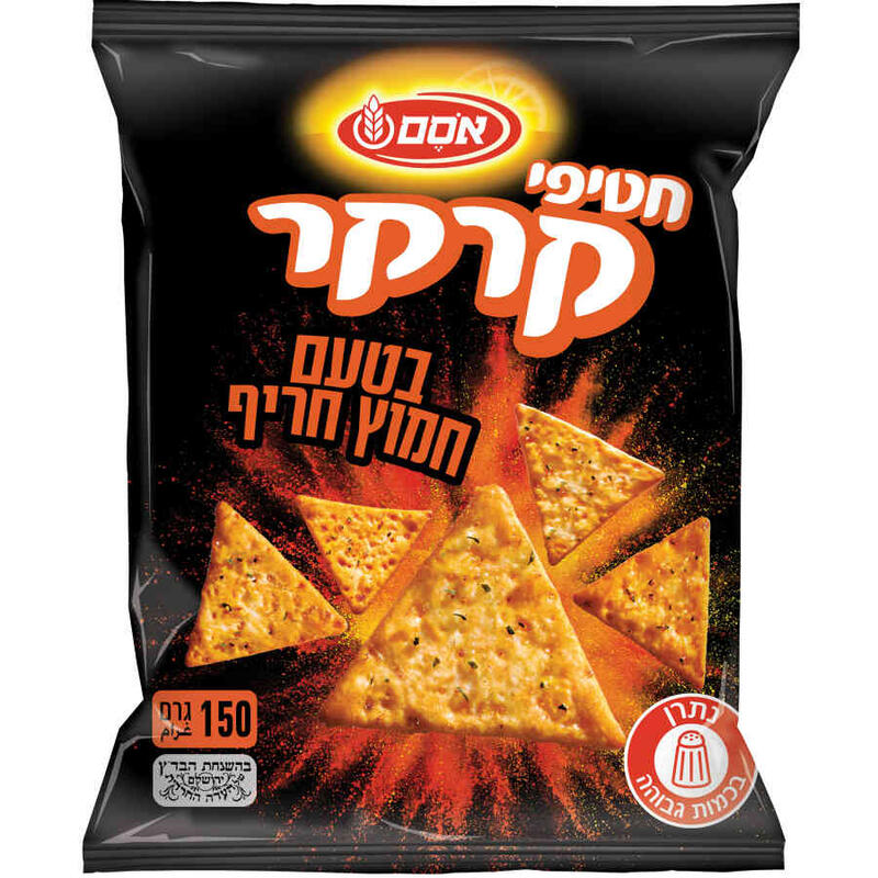 אסם חטיפי קרקר חמוץ חריף