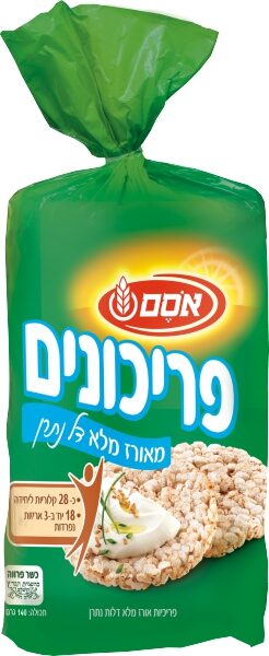 פריכונים אורז מלא דל נתרן אסם