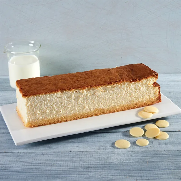 עוגת פס גבינה אפויה.