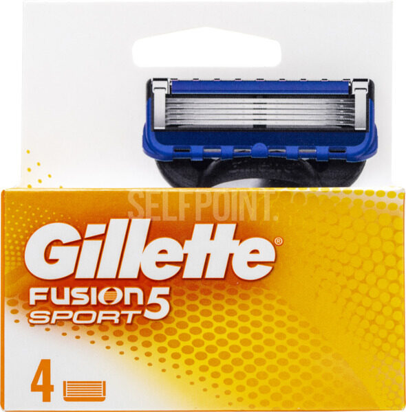 ג''ילט פיוזן ספורט 5 סכיני גילוח