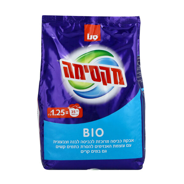 מקסימה ביו אבקת כביסה 1.25 קג סנו