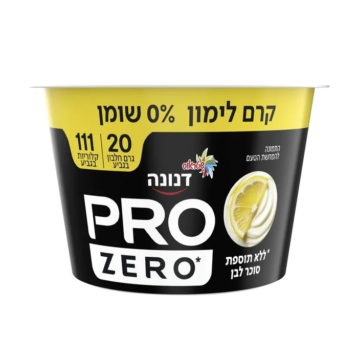 יוגורט פרו קרם לימון .