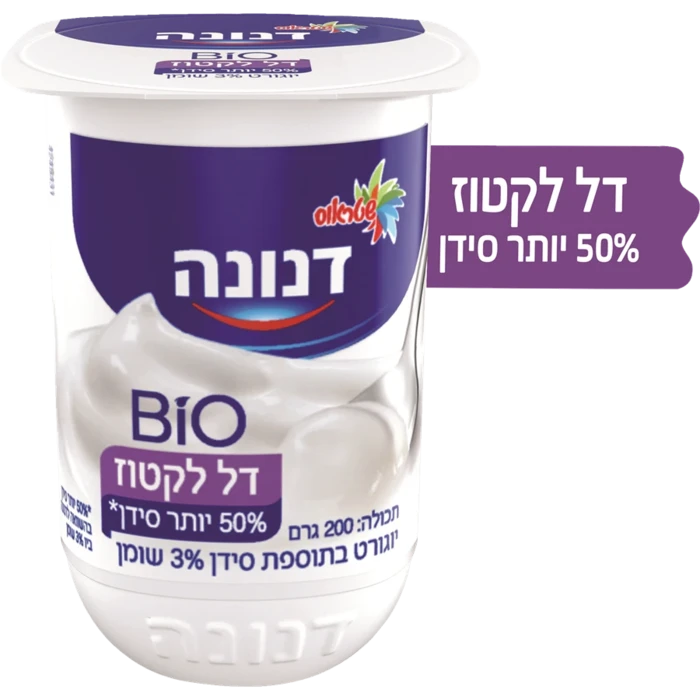 דנונה ביו דל לקטוז בתוספת סידן.
