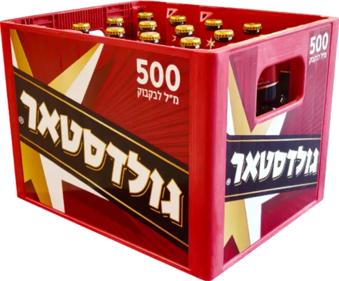 ארגז גולסטאר זכוכית חצי ליטר