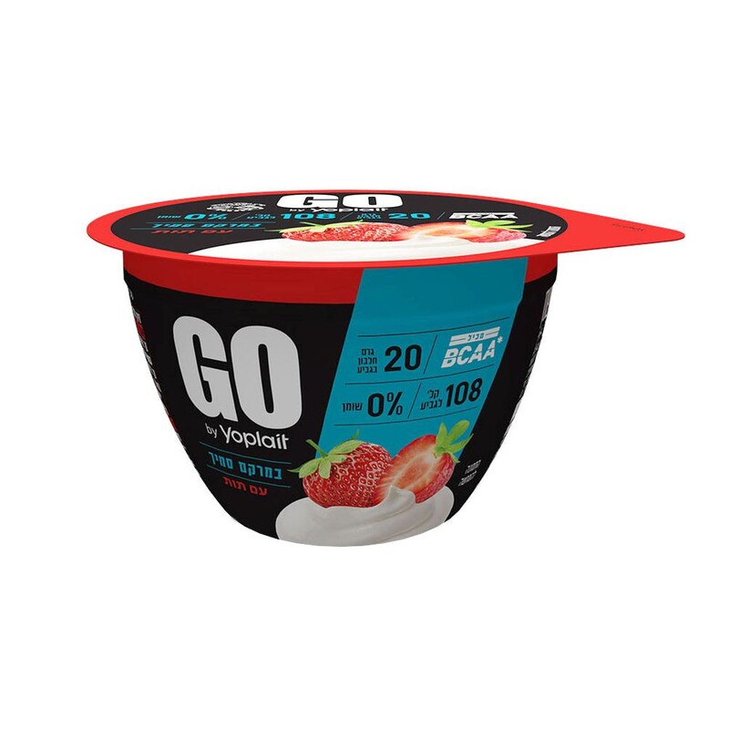 יוגורט חלבון יופלה GO סמיך תות 200 ג'' תנובה
