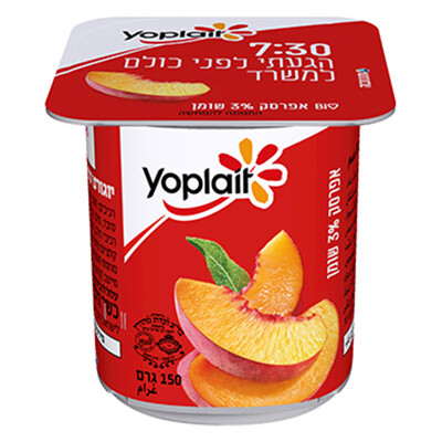 יוגורט יופלה בטעם אפרסק 3% 150 גרם תנובה