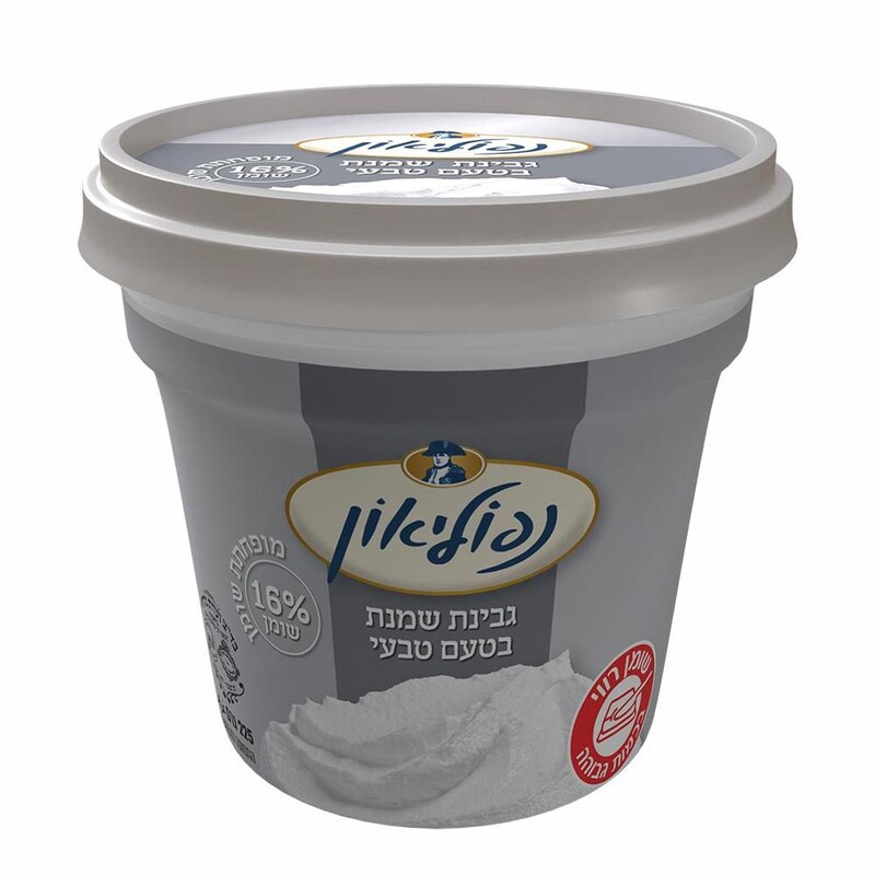 גבינת שמנת נפוליאון בטעם טבעי 16% 225 ג''