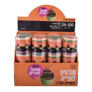 מנג''טים צבעוניים לאפיה גודל 3 100 יח' ר.שמאי