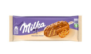 שלגון מילקה בטעם שוקולד ובייגלה נסטלה