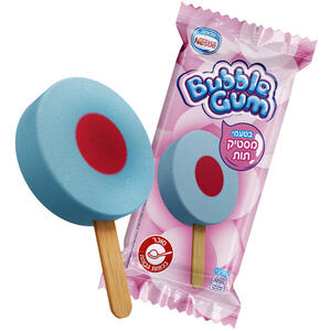 שלגון באבל גם - בטעם מסטיק ותות נסטלה