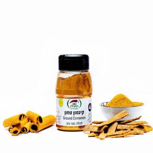 קינמון טחון בצנצנת 100 גרם תבלין