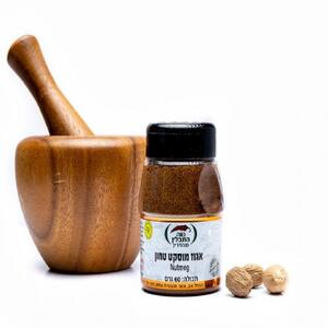 אגוז מוסקט טחון בצנצנת 60 גרם תבלין