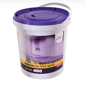 מגבונים בדלי לניקוי כללי 400 יח'' ר.שמאי