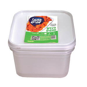 מיכל פלסטיק 3 ק'' ארוז זוגות ר.שמאי קופסאות