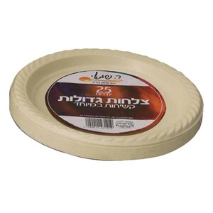 צלחות חד פעמי גדול צבעוני ר.שמאי