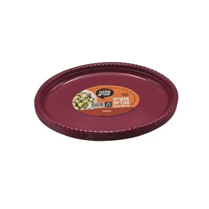 מגש אובלי צבעוני 25 יח'' ר.שמאי