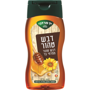 דבש בקבוק לחיץ יד מרדכי 440 גרם
