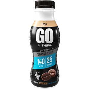 משקה GO בטעם קפה ללא תוספת סוכר תנובה