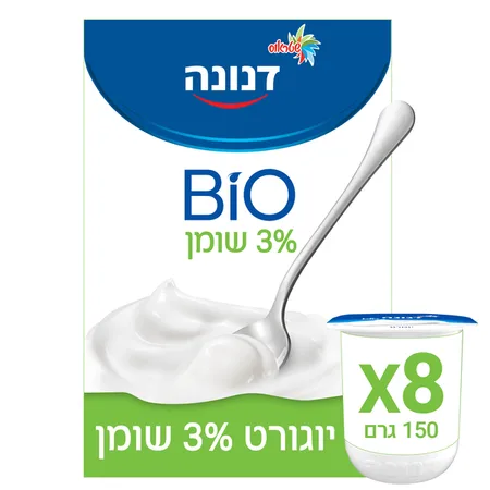 מארז יוגורט דנונה 3% שטראוס