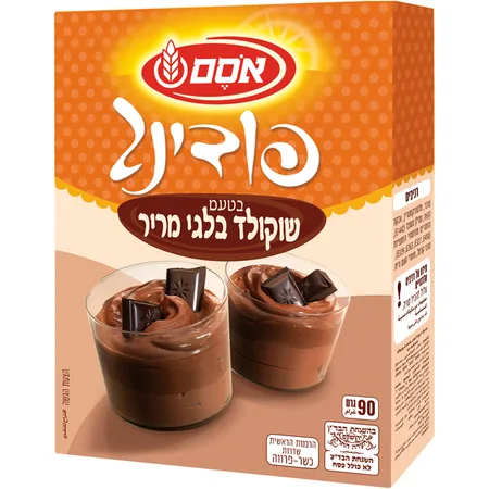 פודינג שוקולד בלגי מריר אסם