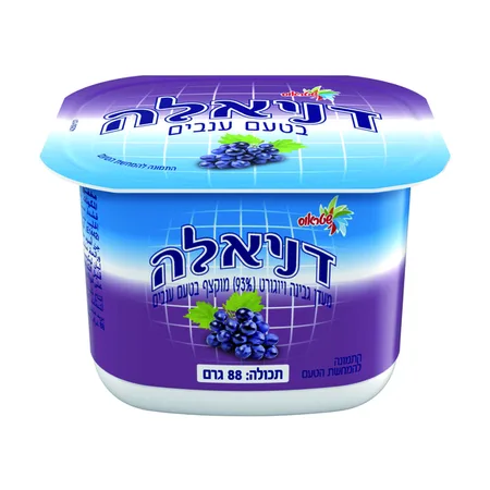 דניאלה מעדן גבינה מוקצף בטעם ענבים 5% שטראוס