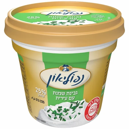 גבינת שמנת נפוליאון עם עירית 25% 225 ג'