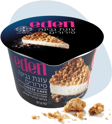 קינוחי עדן עוגת גבינה ופירורים