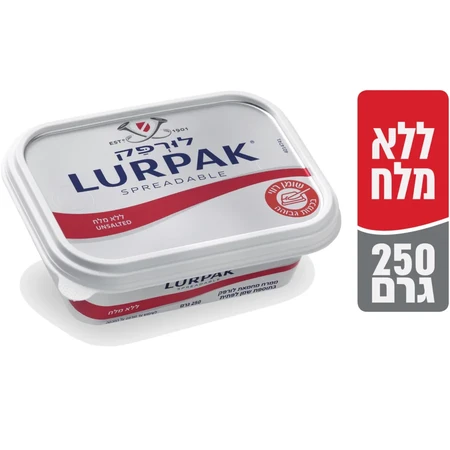 לורפק ממרח חמאה ללא מלח