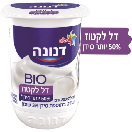 דנונה ביו דל לקטוז בתוספת סידן.