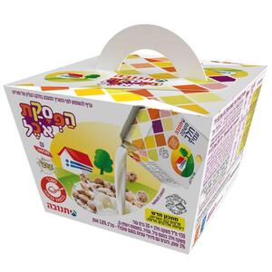 הפסקת אוכל דגני עוגי ומשקה חלב עמיד בטעם וניל