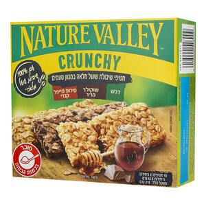 חטיפי שיבולת שועל מלאה במגוון טעמים 210 גרם