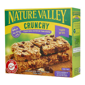 חטיף שיבולת שועל מלאה עם חתיכות בטעם שוקולד 210 גרם