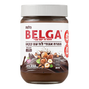 ממרח בלגה BELGA אגוזי לוז עם קקאו